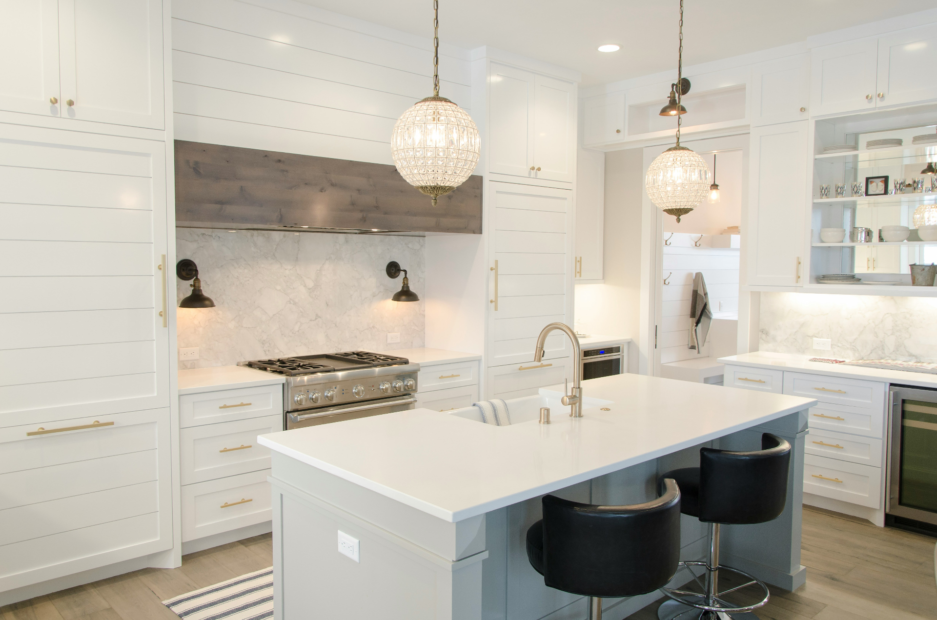 Light-filled kitchen remodel with custom cabinetry and natural finishes